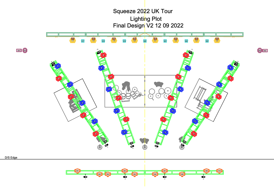 Squeeze Lighting Plots